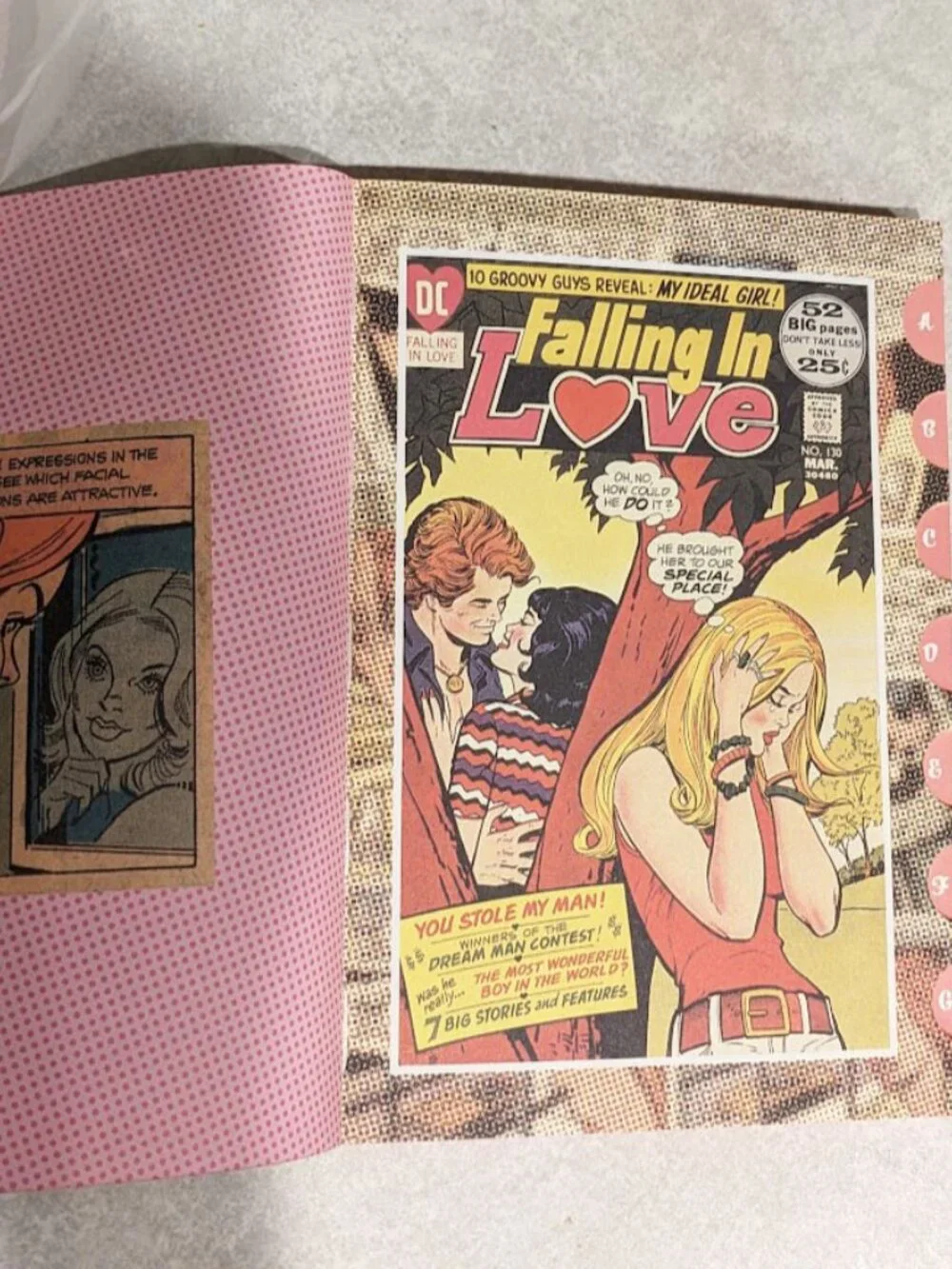 Vint. ROMANCE PULP Address Bookby DC Comics